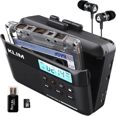 KLIM Lecteur de K7 Convertisseur MP3